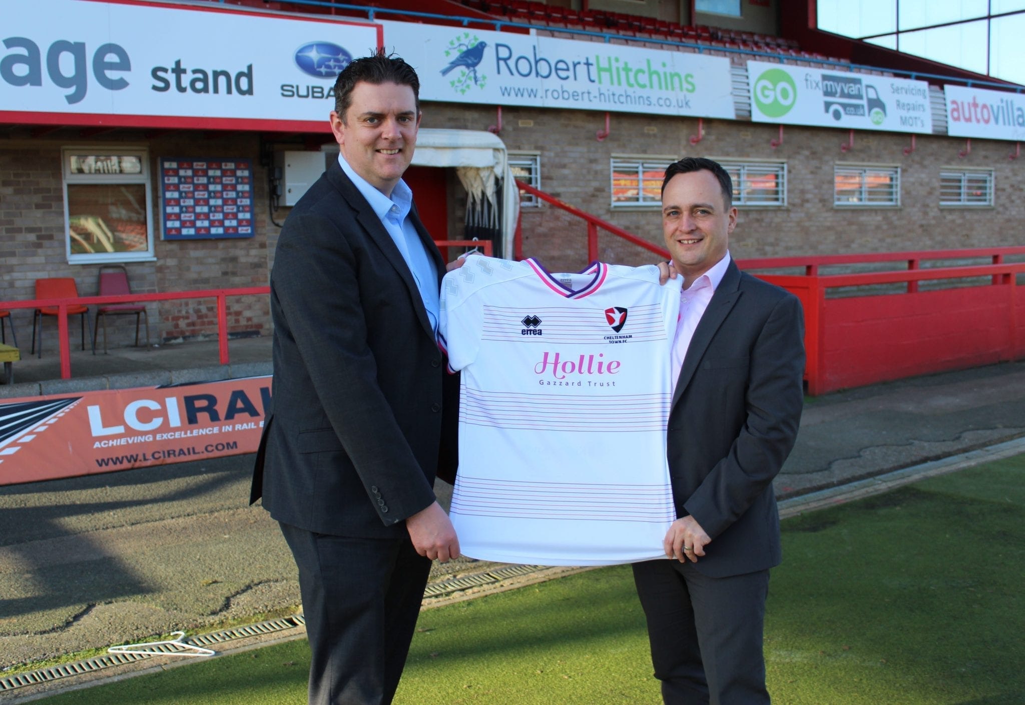 Kirby and Knott sponsor Hollie Gazzard Trust football shirt