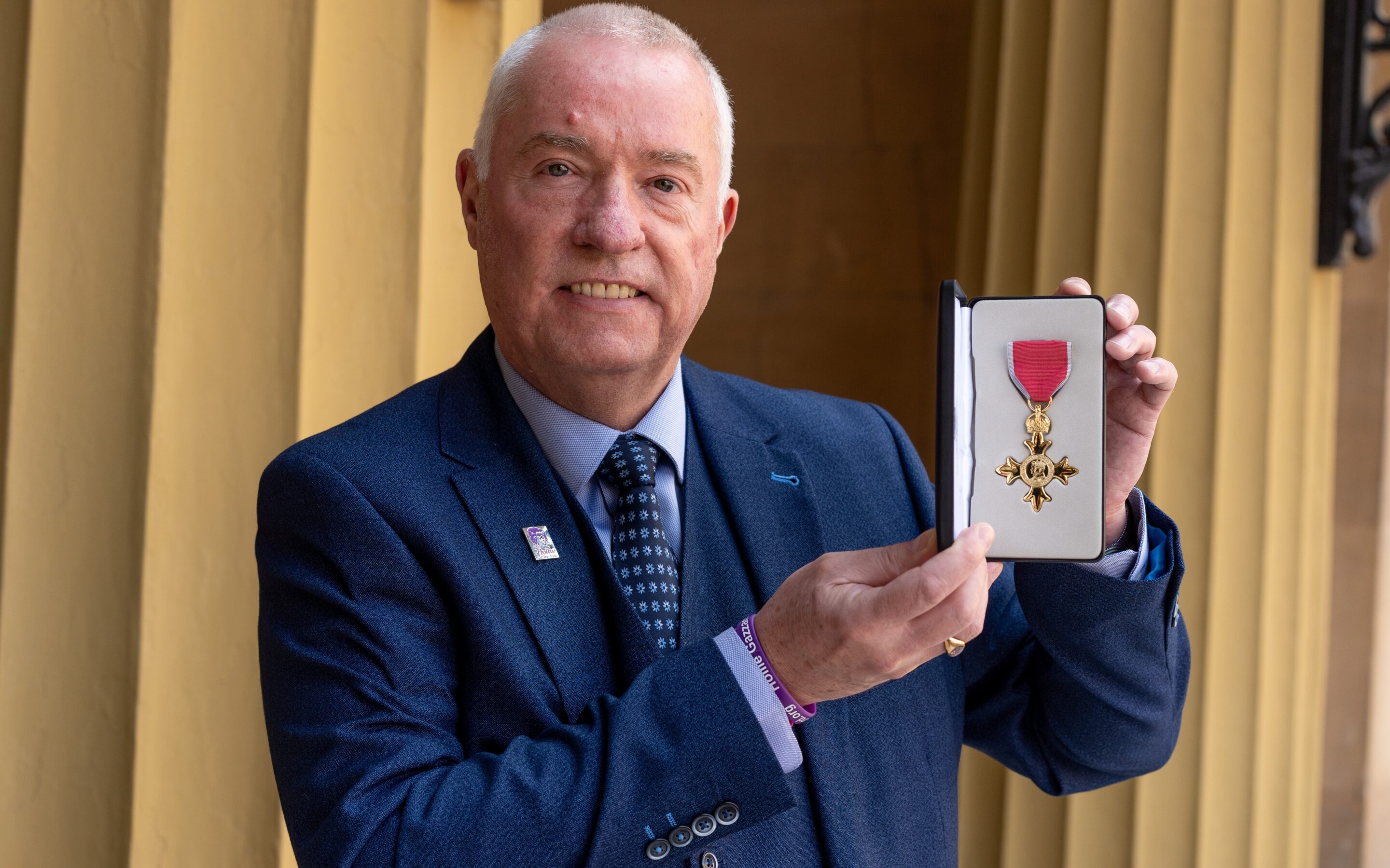 Nick Gazzard Receives OBE from the Princess Royal at Buckingham Palace