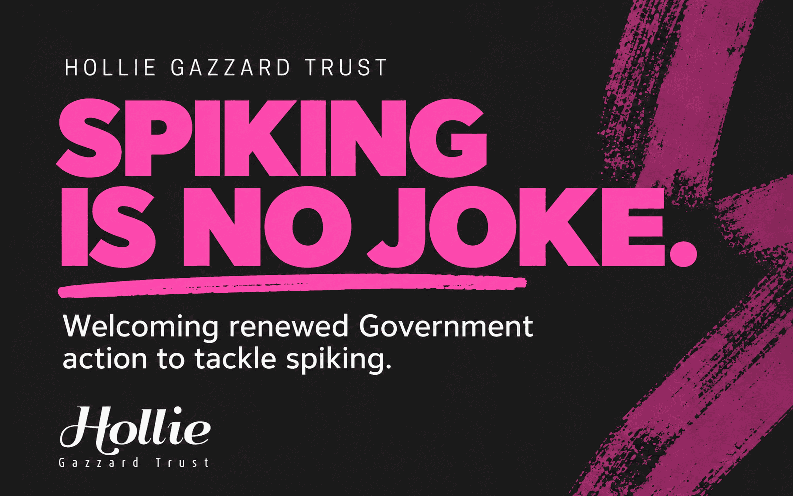 HGT Welcomes Government Action to Tackle Spiking